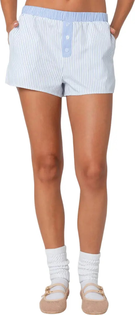 EDIKTED Oaklie Mixed Stripe Boxers | Nordstrom | Nordstrom