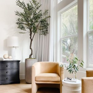 Concrete Fluted Outdoor Planters | Pottery Barn (US)