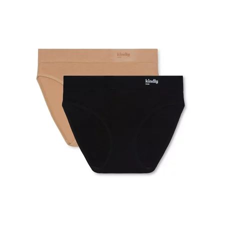 Kindly Yours Women s Comfort Modal Bikini Underwear 2-Pack | Walmart (US)