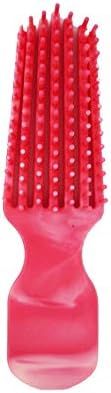 Felicia Leatherwood Travel Detangler Brush - Pink and White - For Kinky, Curly, Wavy or Straight ... | Amazon (US)