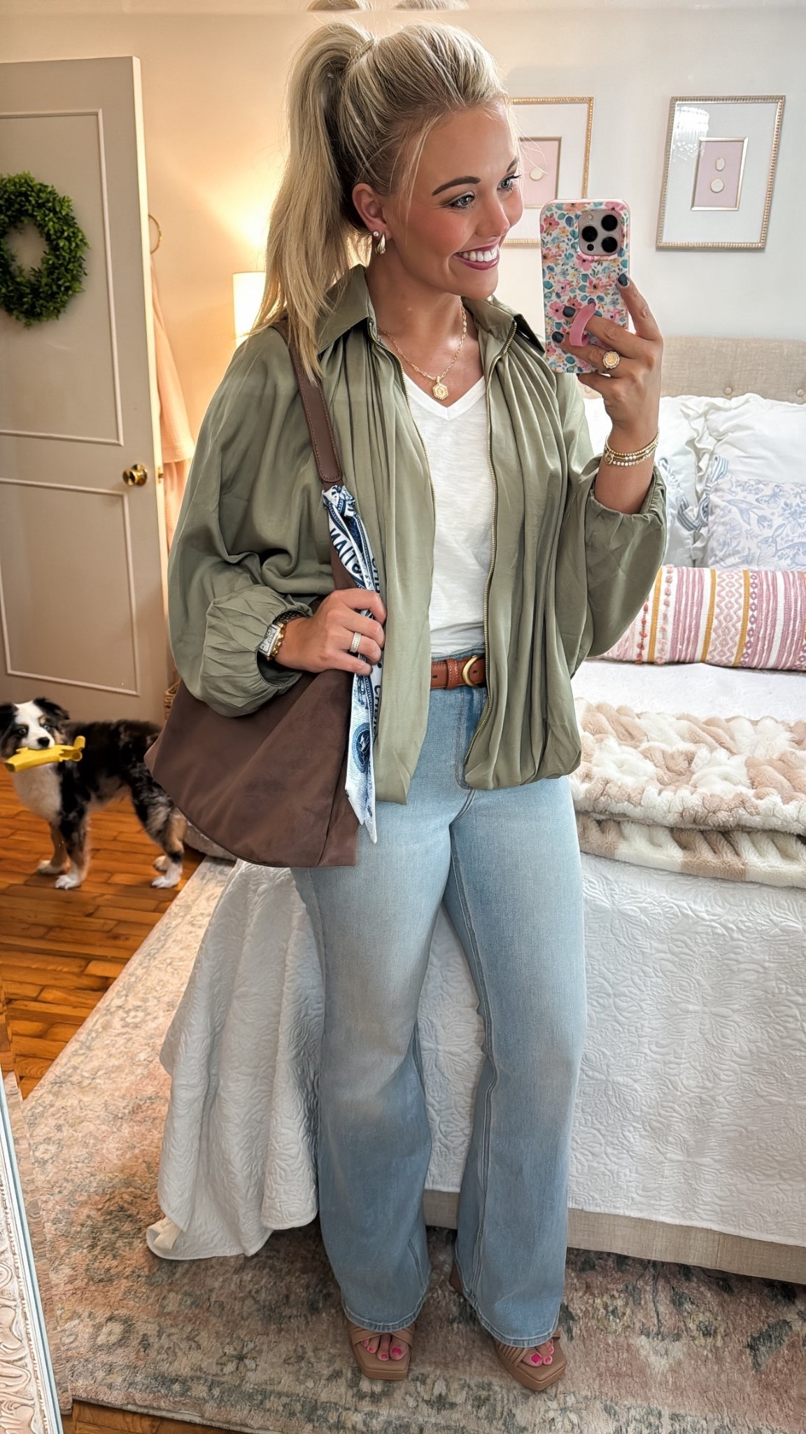 Wearing a small in this jacket. Perfect for fall!
Amazon finds