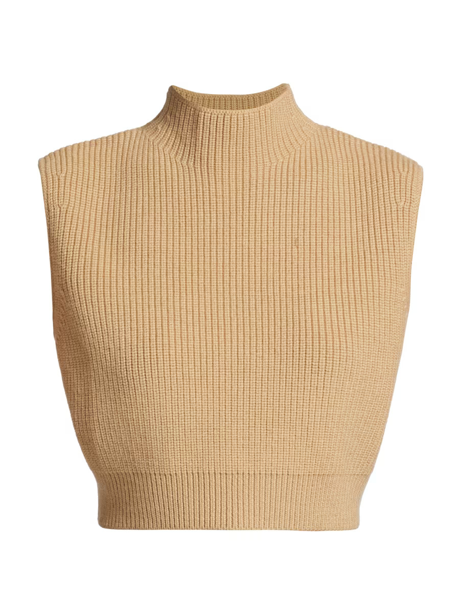 Lumina Rib-Knit Cropped Top | Saks Fifth Avenue