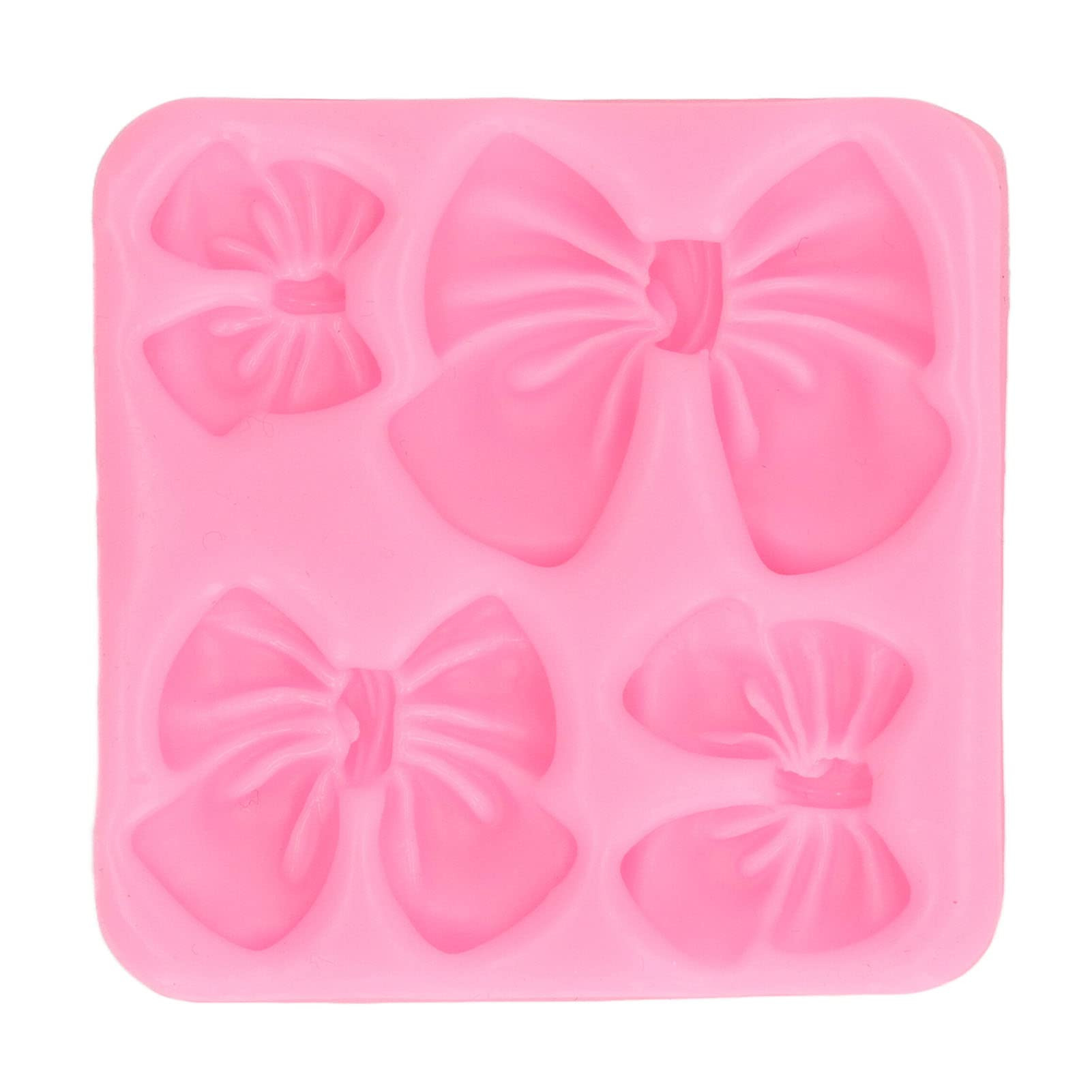 Bows Soap, 3D Silicone Mat Chocolate Cake Fondant Baking Making Clay Ice DIY Hard Gummy Cube Tray... | Amazon (US)