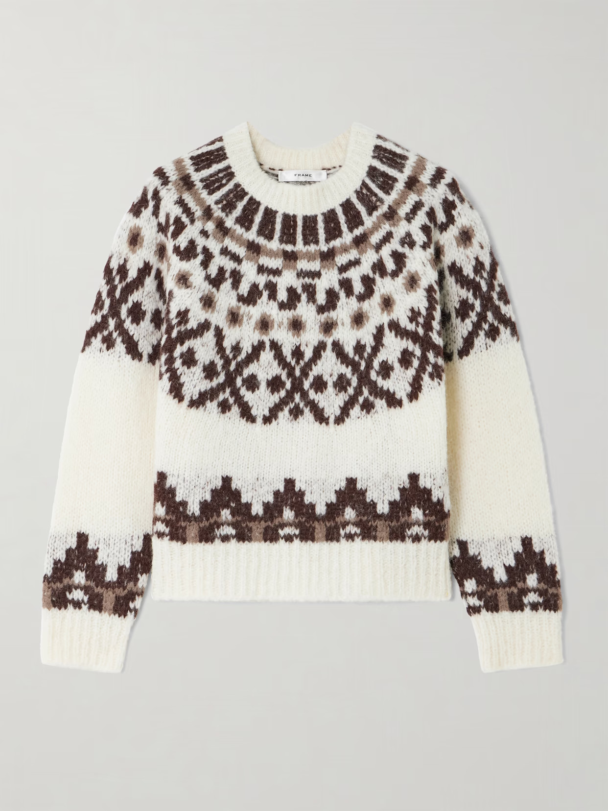 Fair Isle alpaca-blend sweater | NET-A-PORTER (UK & EU)