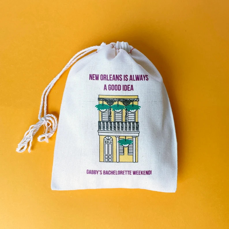 NEW ORLEANS PARTY | bachelorette party favor | bachelor trip | girls trip | wedding guest favor |... | Etsy (US)