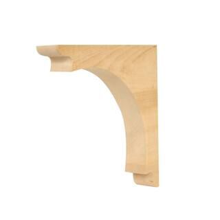 Waddell CR310 1-3/4 in. x 9-3/4 in. x 9-3/4 in. Solid Basswood Corbel-10001523 - The Home Depot | The Home Depot