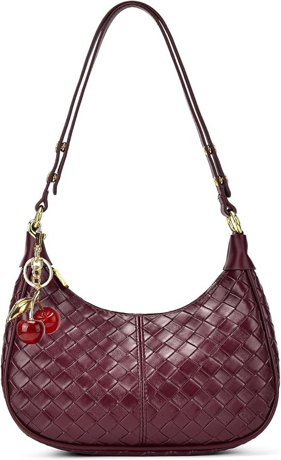 Small Hobo Bags Crescent Shaped Shoulder Bags for Women Mini Purse Fall Soft Crossbody Handbag 20... | Amazon (US)