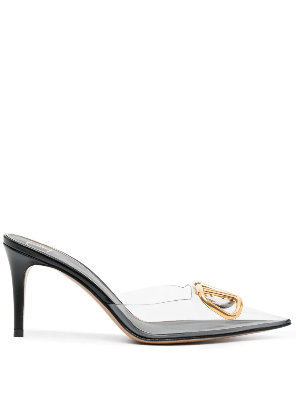 Valentino Garavani VLogo 85mm point-toe Mules - Farfetch | Farfetch Global