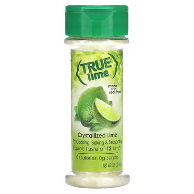 True Citrus, True Lime, Crystallized Lime, 2.29 oz (65 g) | iHerb