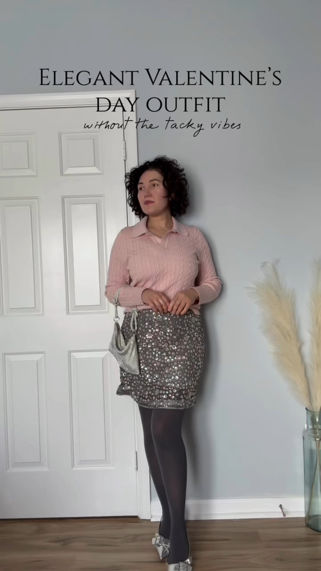 Valentines day outfit, date night outfit, pink sweater 

#LTKOver40 #LTKValentine