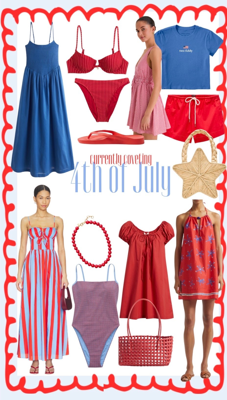 Currently coveting: everything 4th of July Red White and Blue