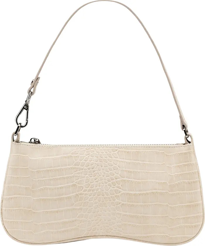 JW PEI Eva Croc Embossed Faux Leather Convertible Shoulder Bag | Nordstrom | Nordstrom
