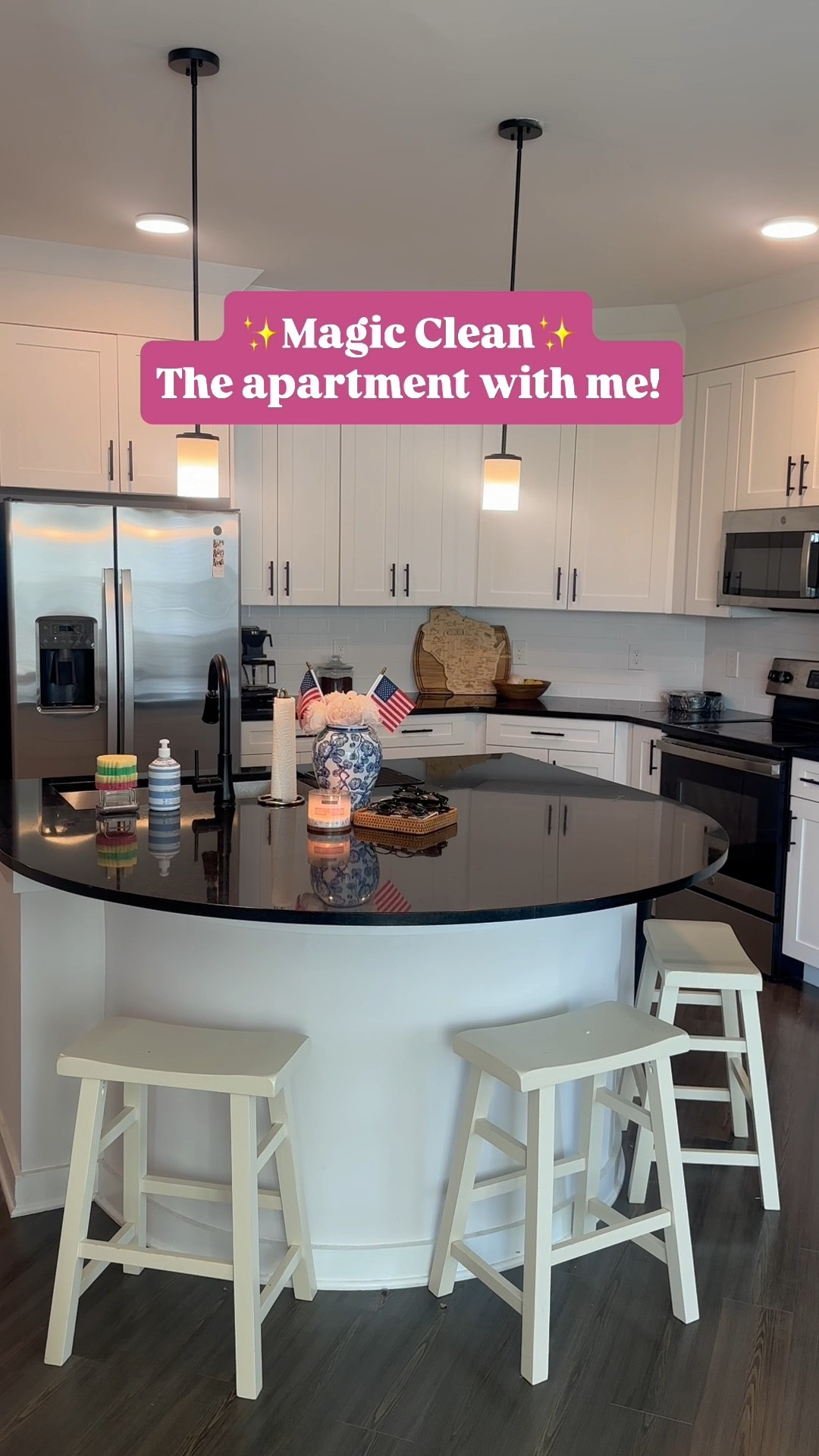 ✨Magic Clean✨ the apartment with me!! I wish it was this easy to get things tidied up…but it was SO satisfying watching the transition here! 

#LTKHome