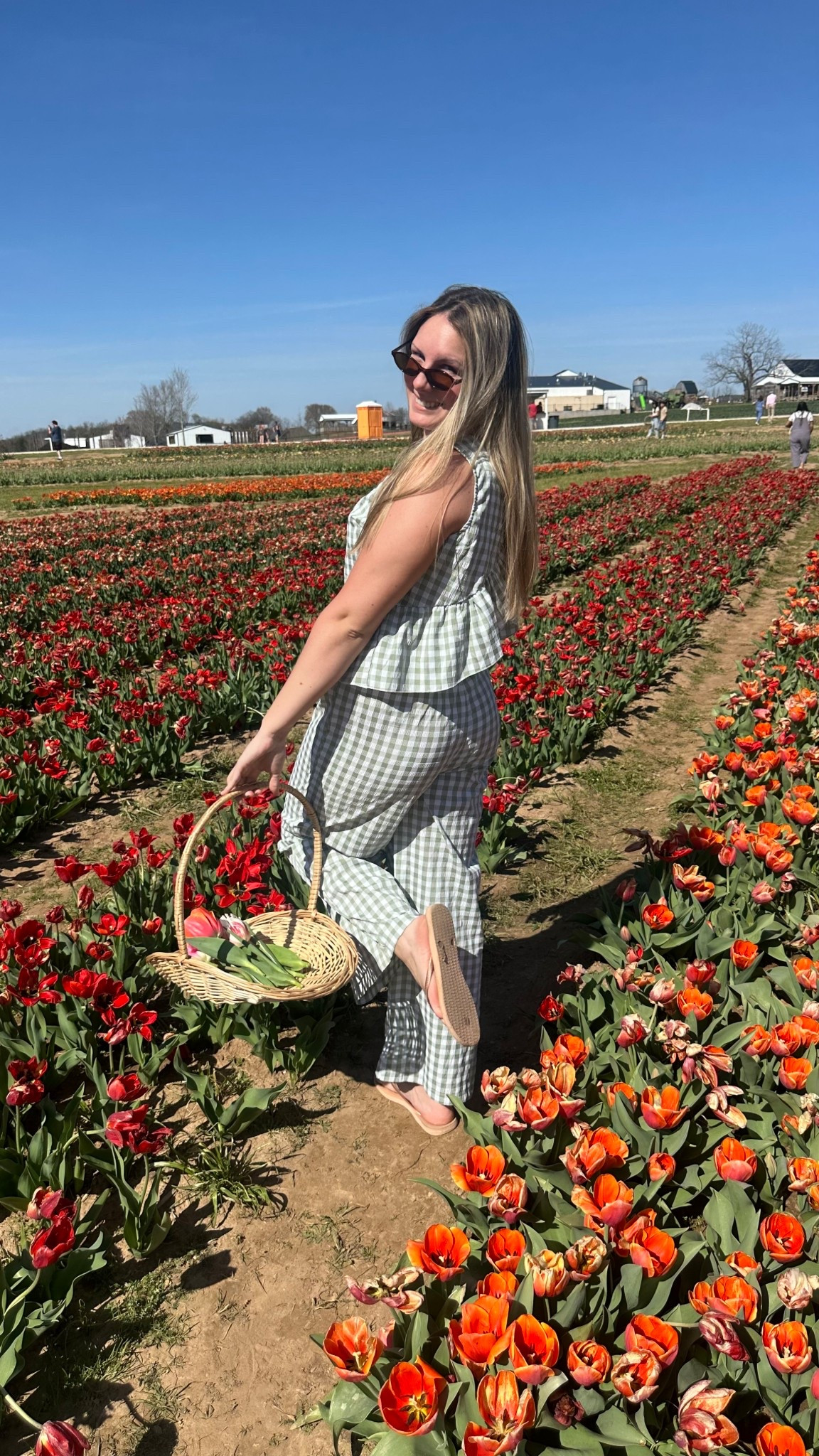 Gingham set, tulips 

#LTKstorytime #LTKFestival #LTKSeasonal