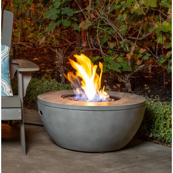 Jasmane Stone Propane Fire Pit | Wayfair North America