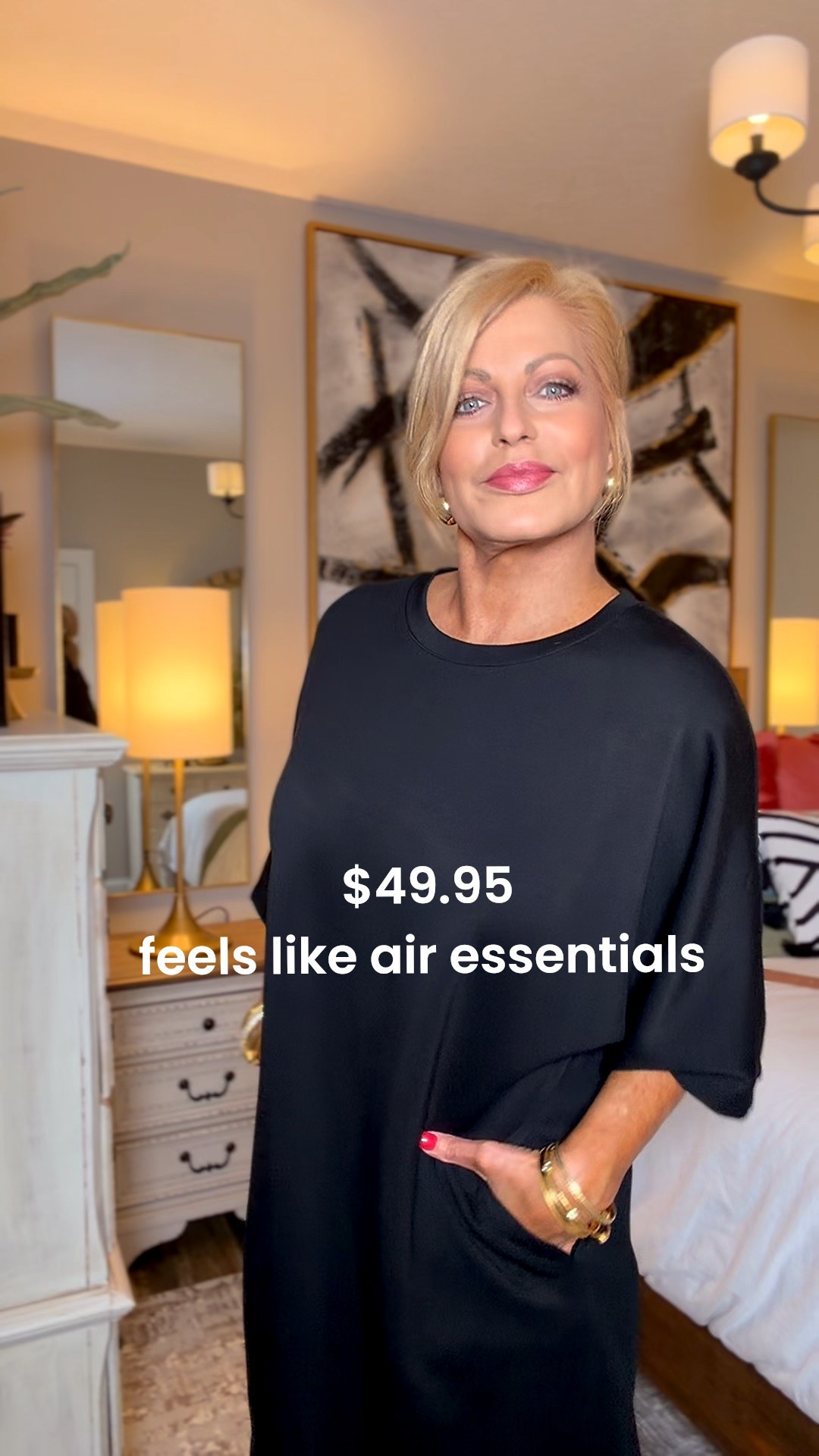 🚨Only $49.95!🚨This dress feels buttery soft & like air essentials. So versatile!! It is oversized & I could have worn a small but went with a medium for an oversized fit 

#LTKHoliday #LTKOver40 #LTKFindsUnder50