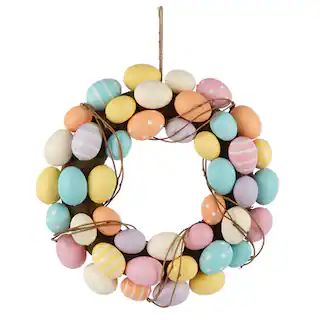 14" Easter Egg Wreath by Ashland® | Michaels | Michaels Stores