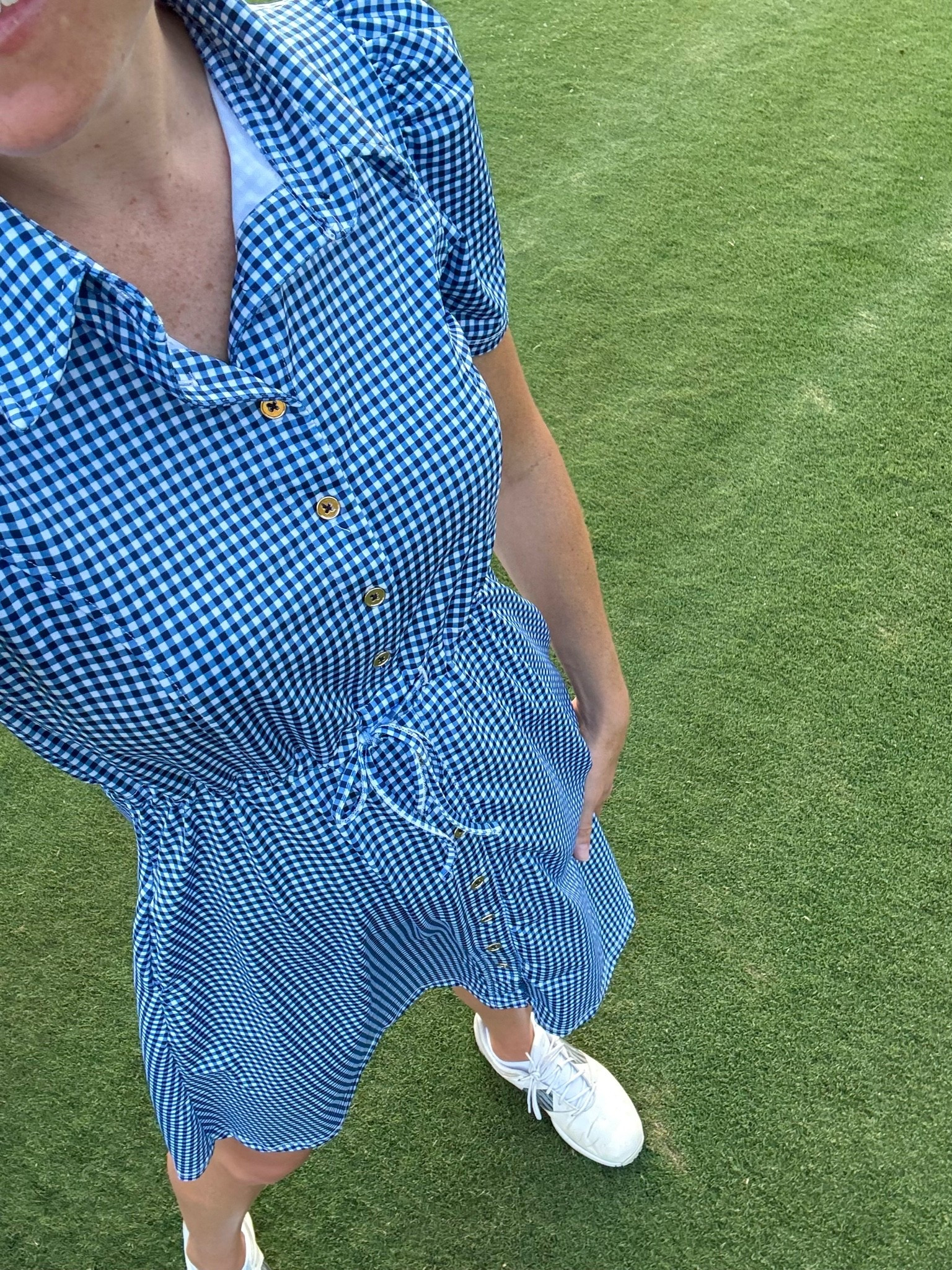 Cute golf look — comes with compression shorts too! ⛳️

#LTKootd #LTKdayinmylife #LTKmomlife
