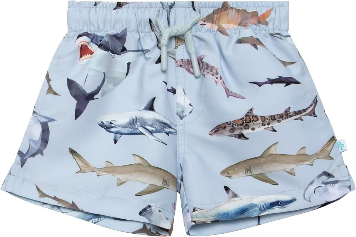 Posh Peanut Boy's Swim Trunks - Quick Dry Swimming Shorts for Toddlers | Amazon (US)