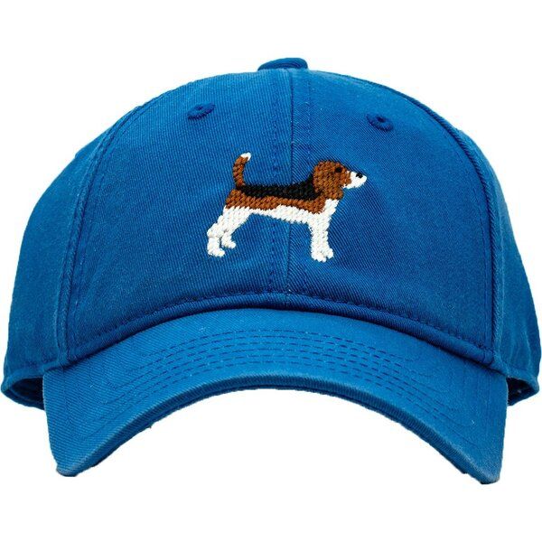 Beagle Baseball Hat, Cobalt | Maisonette