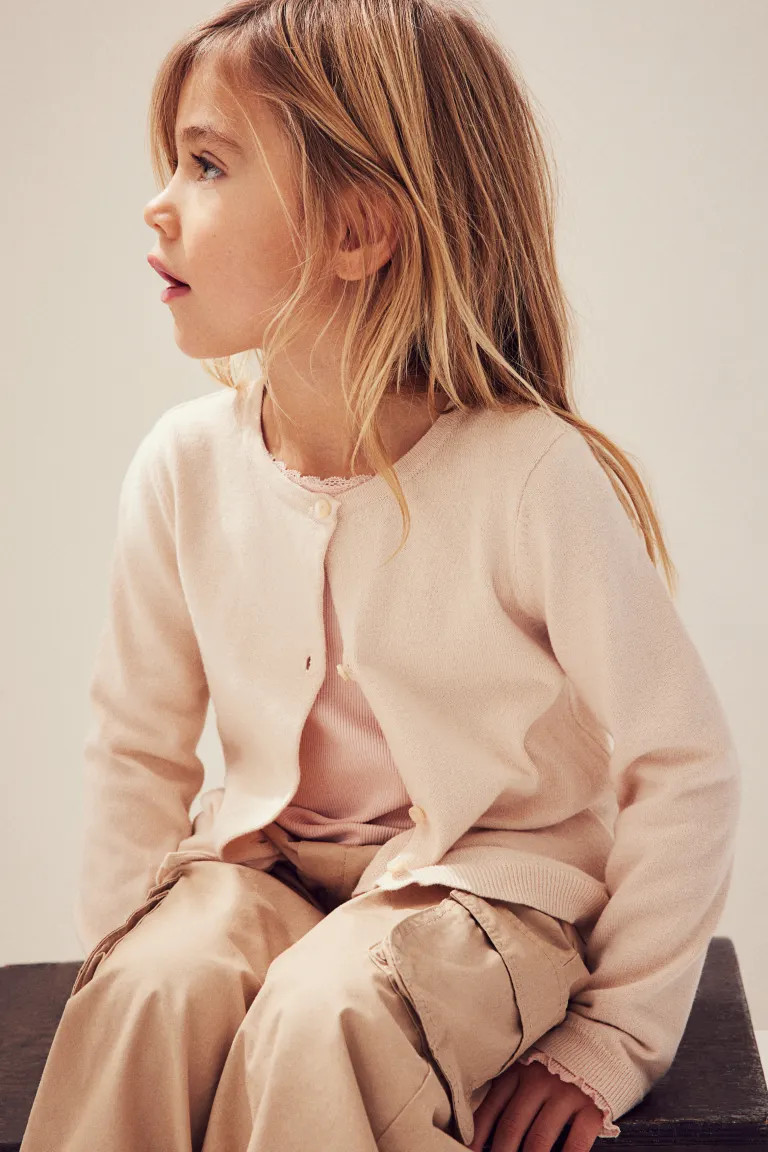 Fine-knit Cotton Cardigan | H&M (US + CA)