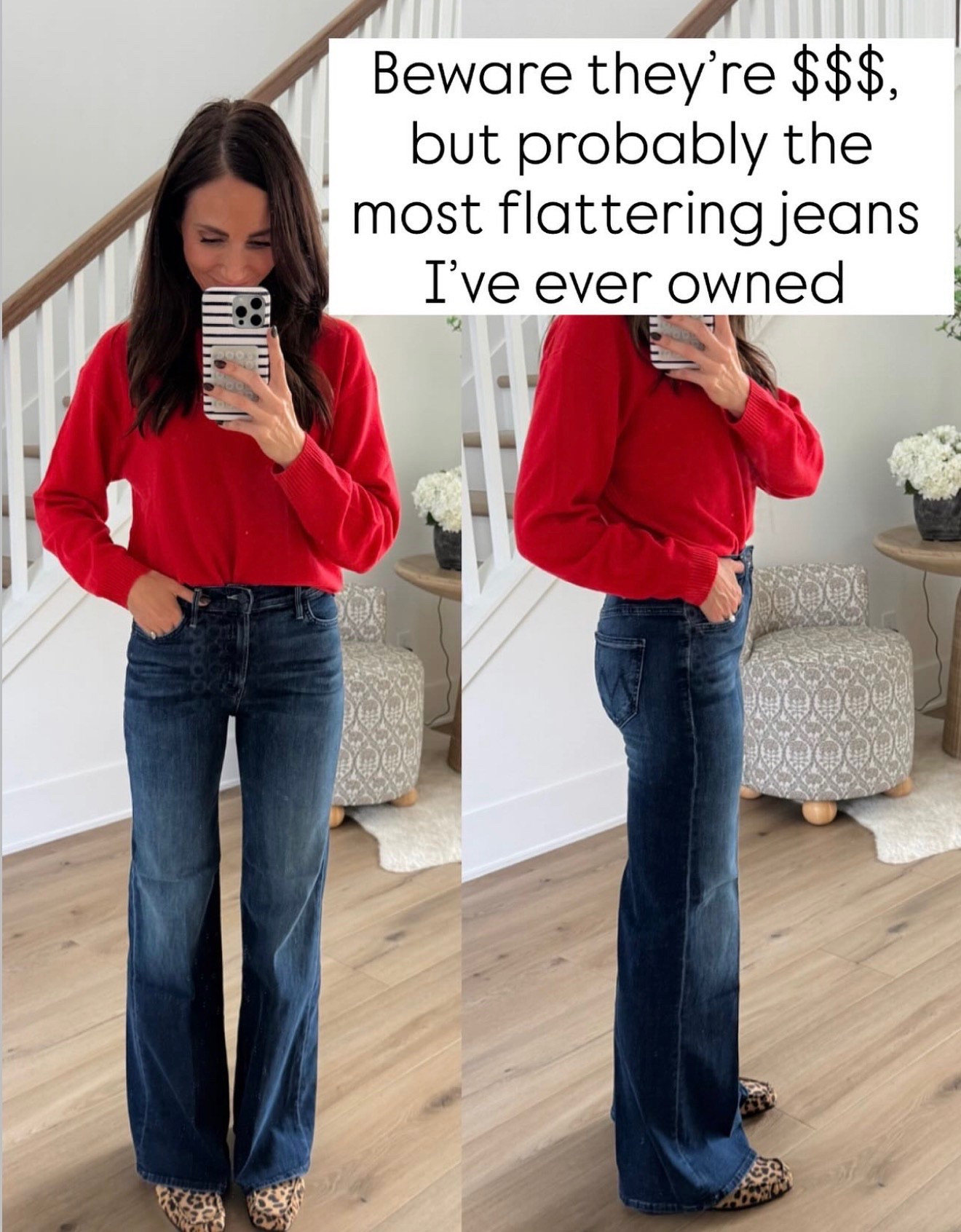 They are expensive, but so worth it! 
Worth the splurge, designer jeans, dark wash jeans, women’s jeans, high rise jeans, Annabrstyle, easy outfits for moms

#LTKootd #LTKSeasonal #LTKmomlife