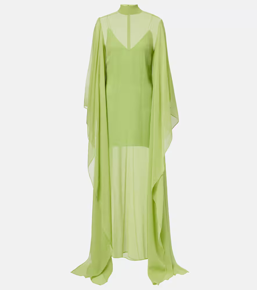 Taller Marmo Lanzarote semi-sheer silk kaftan | Mytheresa (UK)