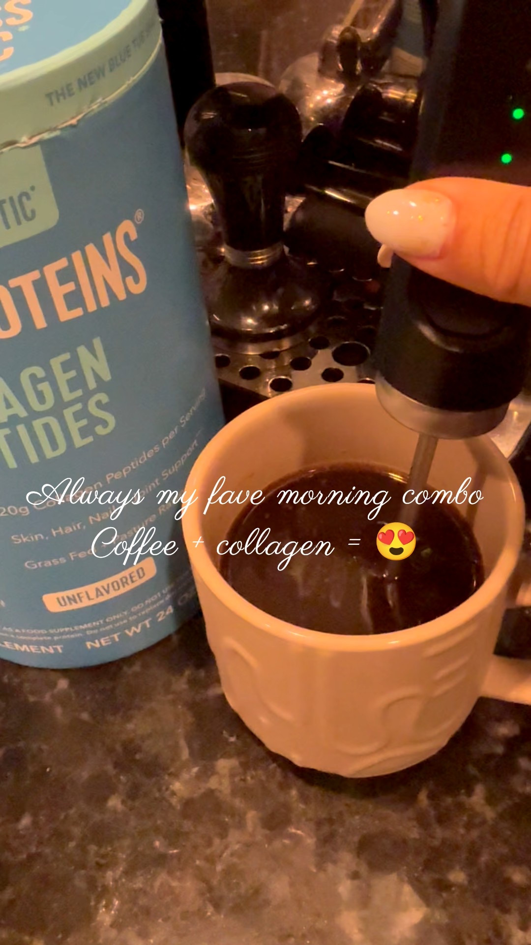 My fave daily morning combo 🩵🤎 Coffee + collagen ti start a good day ☀️

#LTKBeauty #LTKActive #LTKmorningroutine