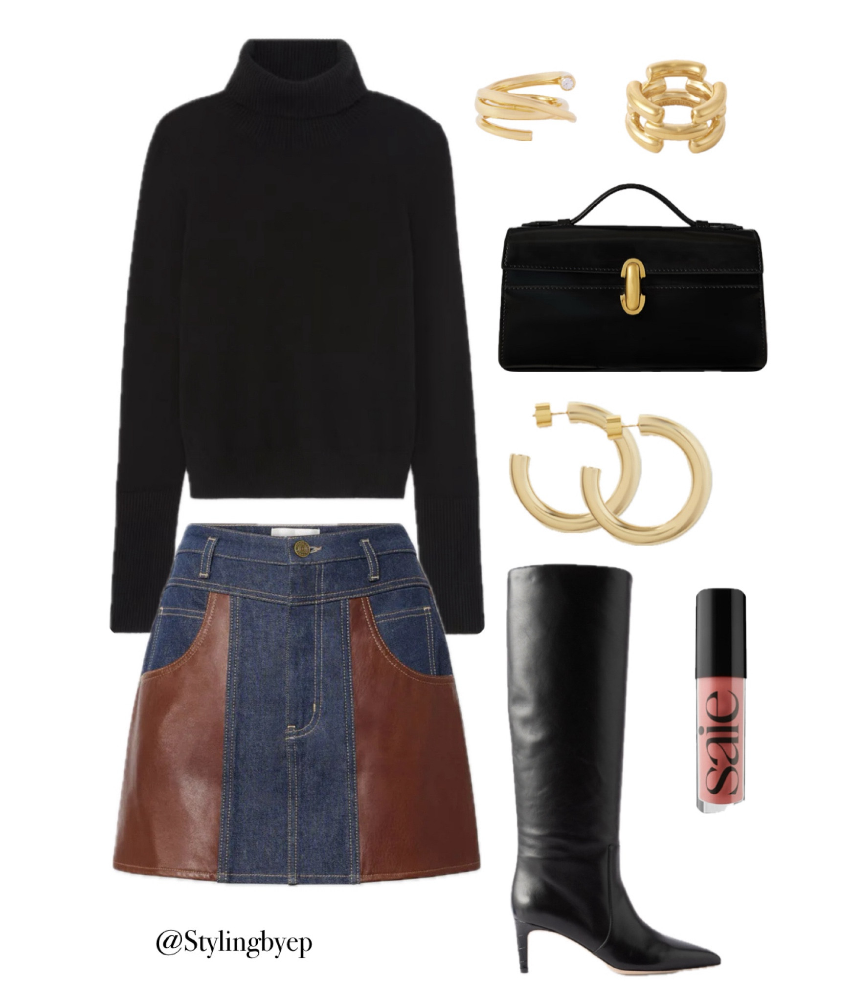 Styling this frame skirt I’m currently obsessed with🤎