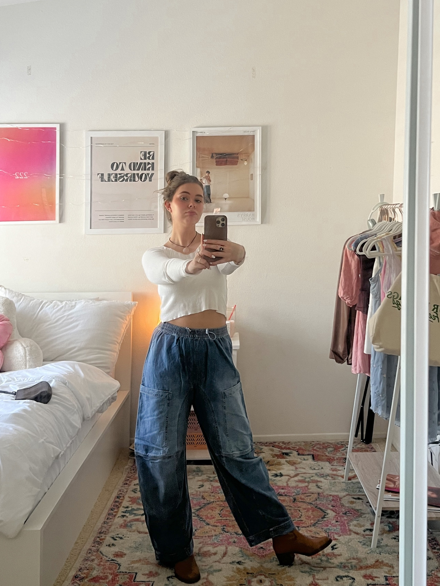 basic fit 🤍 (boots are thrifted!)

#LTKstyletip