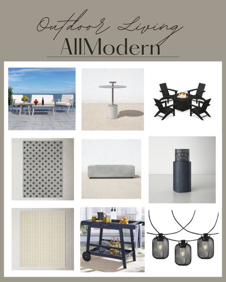 In love with these outdoor finds from AllModern! I personally have the gray 5 piece patio set & the fire pit (gifted). The bar cart is my favorite when hosting friends. The 4 piece Adirondack set is so nice perfect for summer nights, and I also love the outdoor string of lights. Don’t snooze on the outdoor rugs so cute!! 

#AllModernPartner #ModernMadeSimple @AllModern

#LTKSeasonal #LTKstyletip #LTKhome