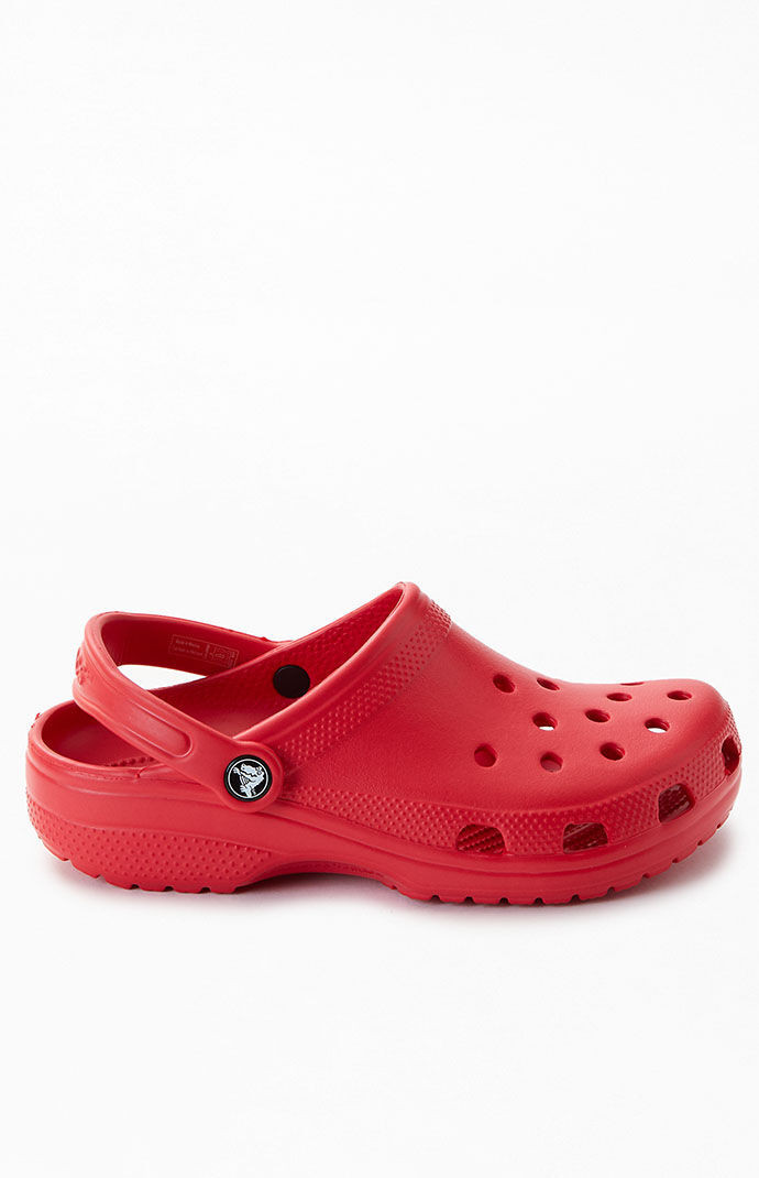 Crocs Kids Classic Clogs in Red - Size 4 | PacSun