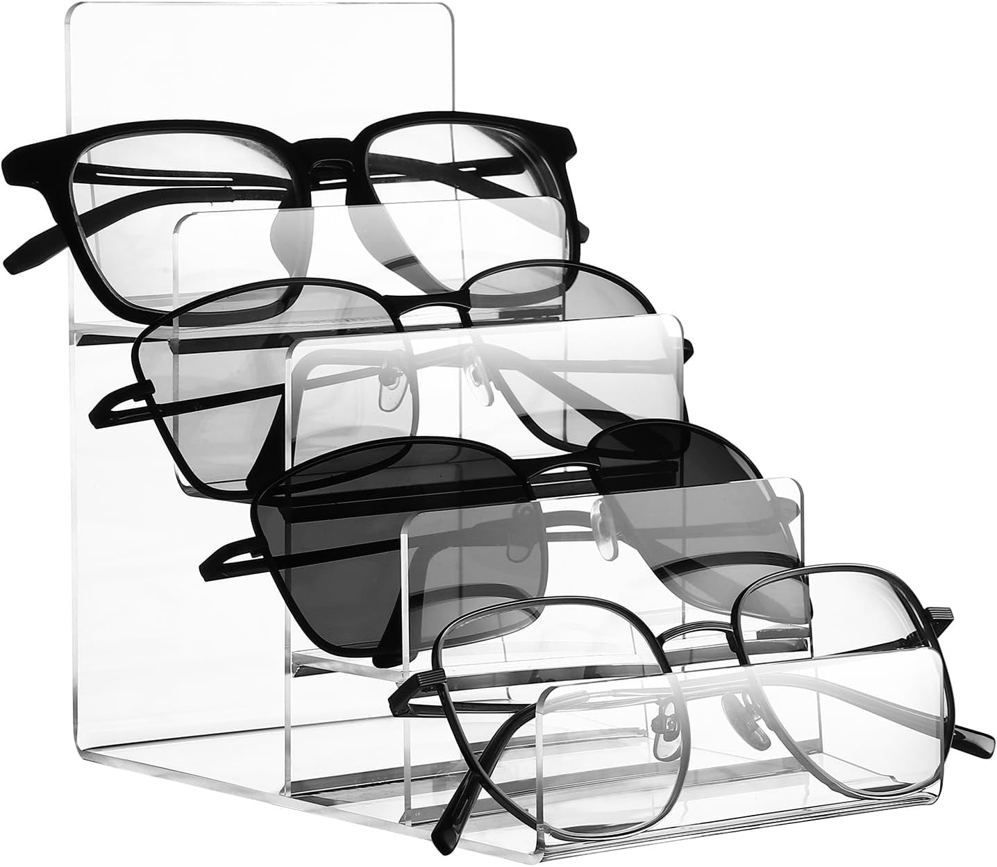 Cabilock Purse Stands for Display, 4-Tier Acrylic Clear Display Risers 7.8" Purse Perfume Organiz... | Amazon (US)