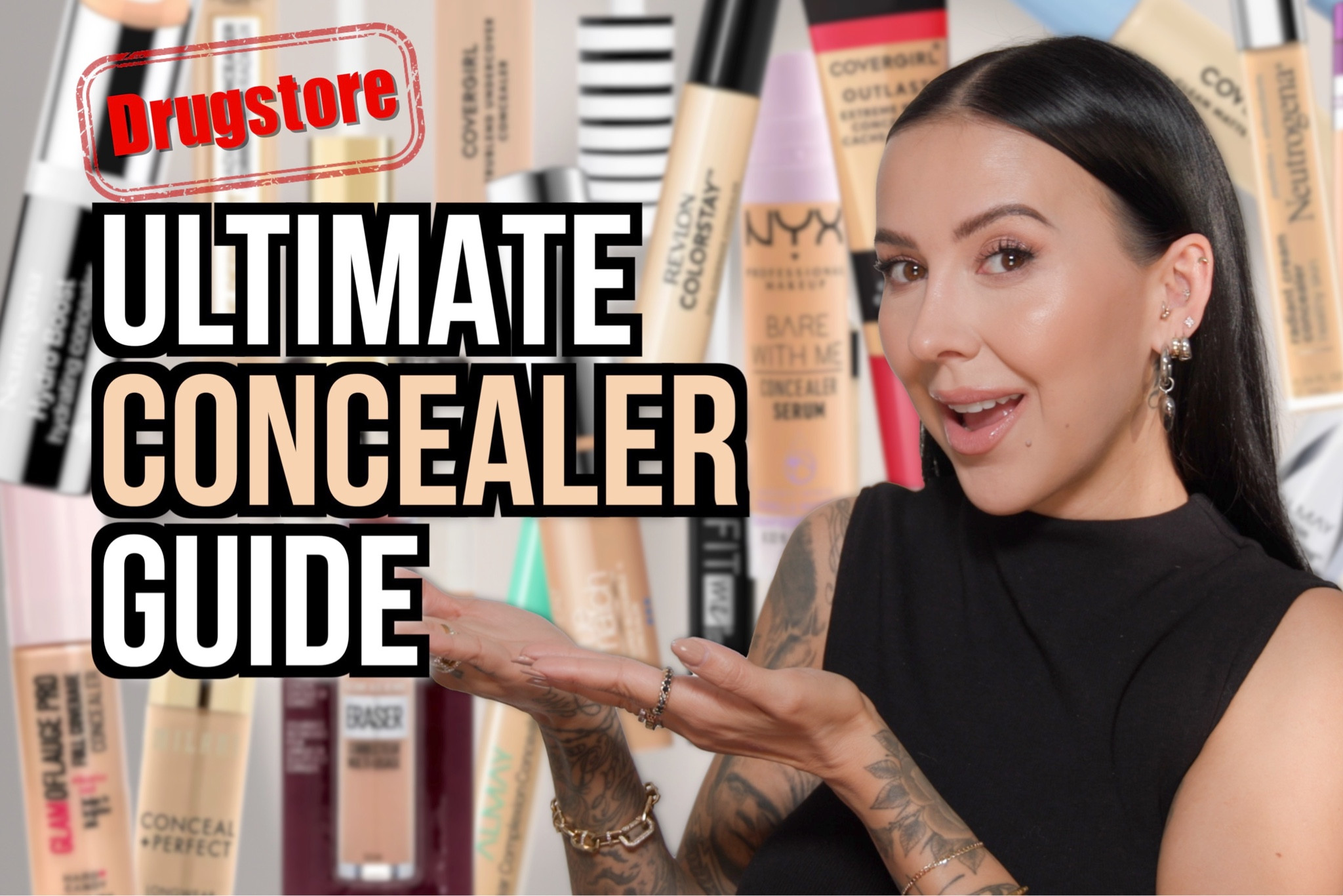 I tried tested out 30 different drugstore concealers and here are the ones I recommend the most!! 

#LTKbeauty