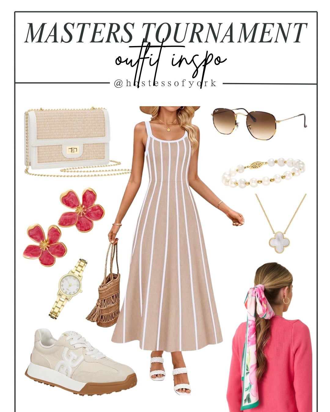 Masters golf tournament outfit inspiration! Perfect for your watch party or day walking around the course! 

#golf #championship #sports #outfits #dresses #spring #augusta #azalea #green #oldmoney #hats #jewelry #fashion #sneakers #walking #vacation #summer #easter #dress

#LTKootd #LTKSeasonal #LTKTravel