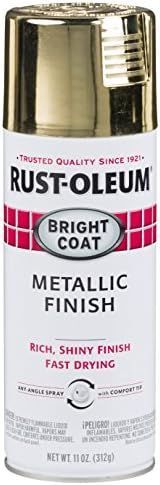 Rust-Oleum 7710830 Stops Rust Bright Coat Metallic Spray Paint, 11 Ounce (Pack of 1) | Amazon (US)