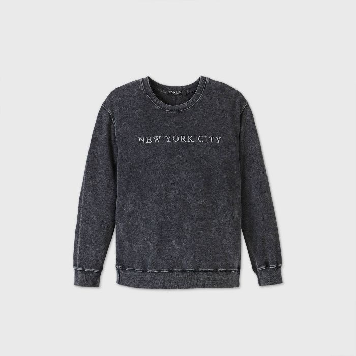 Women's New York City Graphic Sweatshirt - Gray | Target