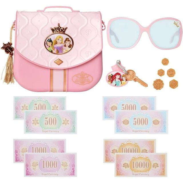 Disney Princess Style Collection World Traveler Purse Set with 15 Pieces for Girls Ages 3+ | Walmart (US)