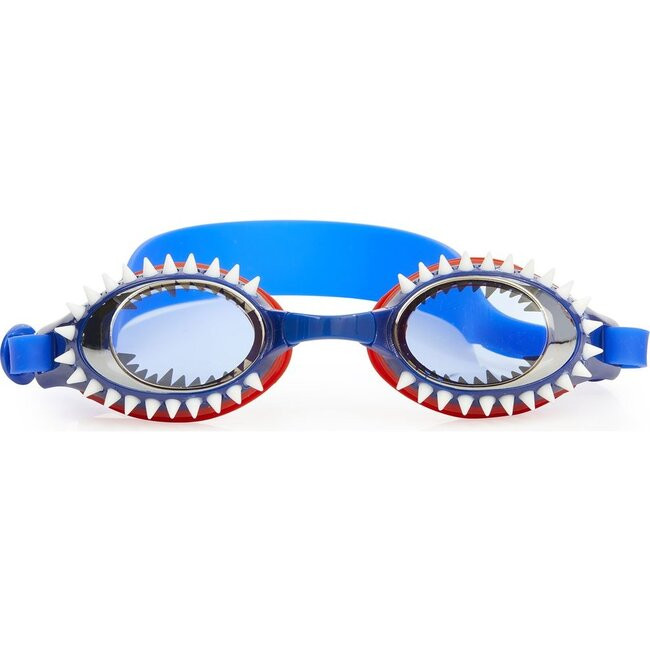 Fish N Chips Goggles, Tiger Shark Navy | Maisonette