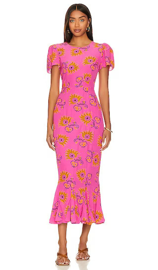 x REVOLVE Lulani Dress in Mulberry Toulon | Pink Long Sleeve Dress | Resort Wear 2023 | Revolve Clothing (Global)