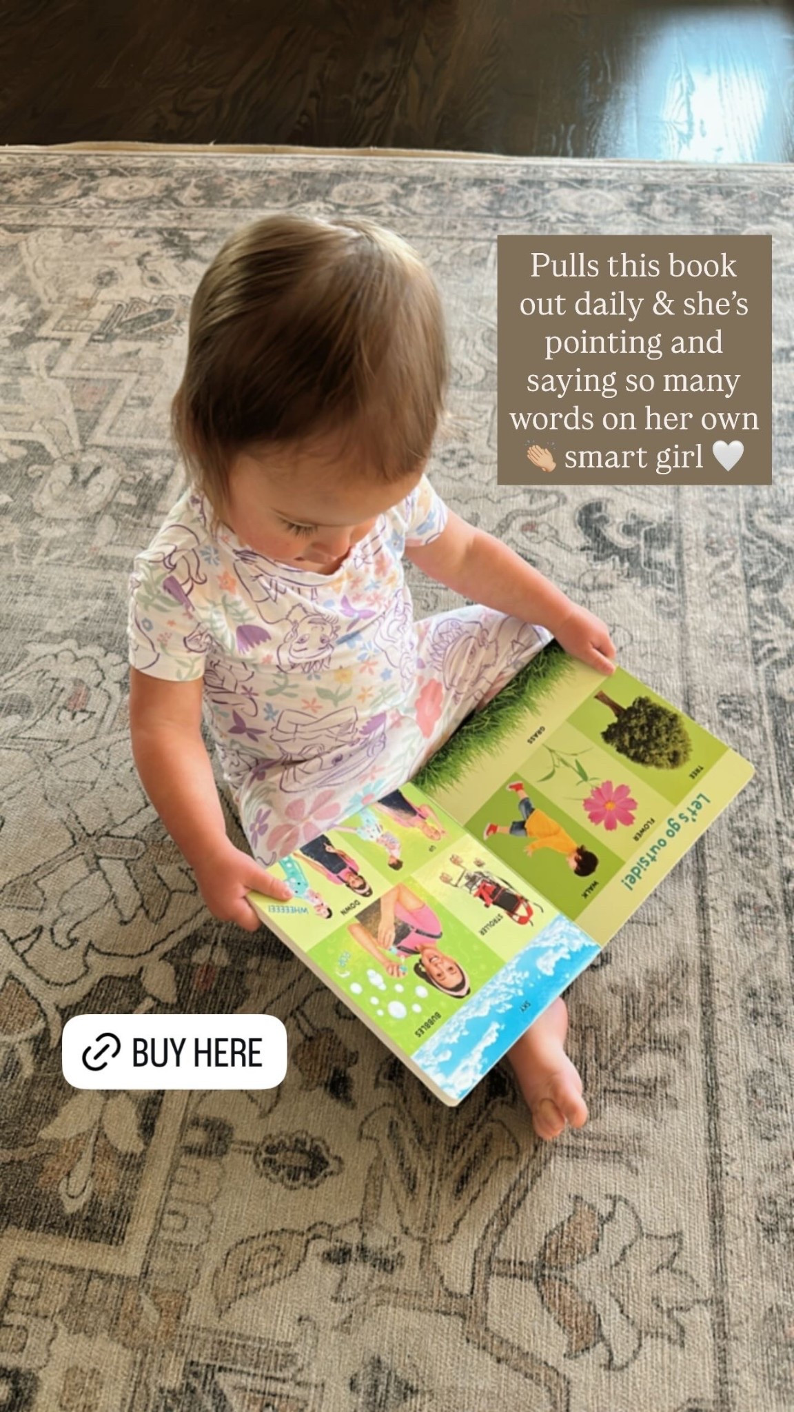 She pulls this book out every day—pointing, learning, and saying so many words on her own 🥹 The sweetest little milestone!
#ToddlerLearning #BabyMilestones #ToddlerBooks #LearningThroughPlay #ToddlerMomLife #LTKKids #LTKBaby #ToddlerActivities #EarlyLearning #LTKFamily