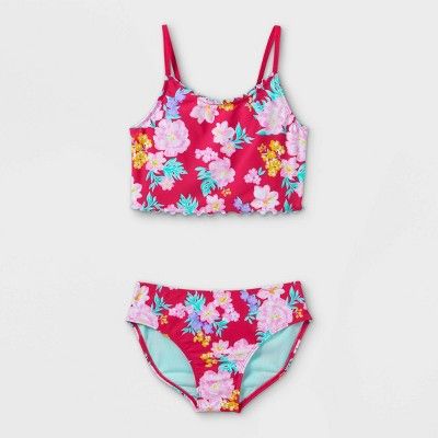 Girls' Foral Print Midkini Set- art class™ | Target