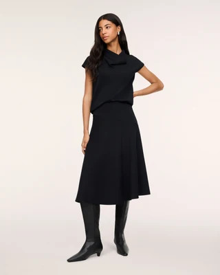 SPANX AirEssentials® Draped Midi Skirt | Spanx