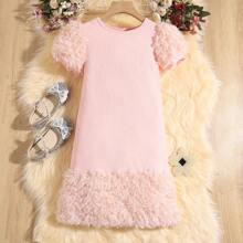 Elegant Sweet And Cute Dress For Tween Girls | SHEIN