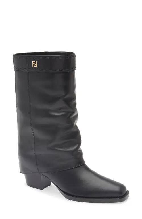 Fendi Minerva Bootie in Nero at Nordstrom, Size 7.5Us | Nordstrom