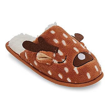 North Pole Trading Co. Reindeer Family Unisex Kid Slip-On Slippers | JCPenney