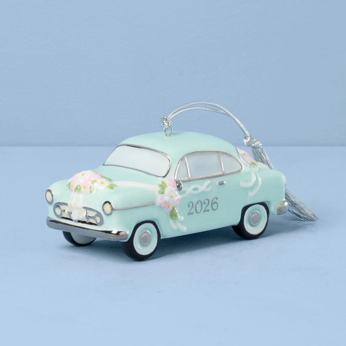 2026 Just Married Vintage Car Ornament | Lenox