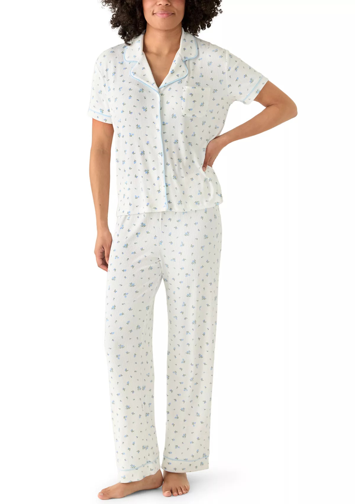 Sincerely JulesWomen's Short Sleeve Notch Pajama Set | Belk