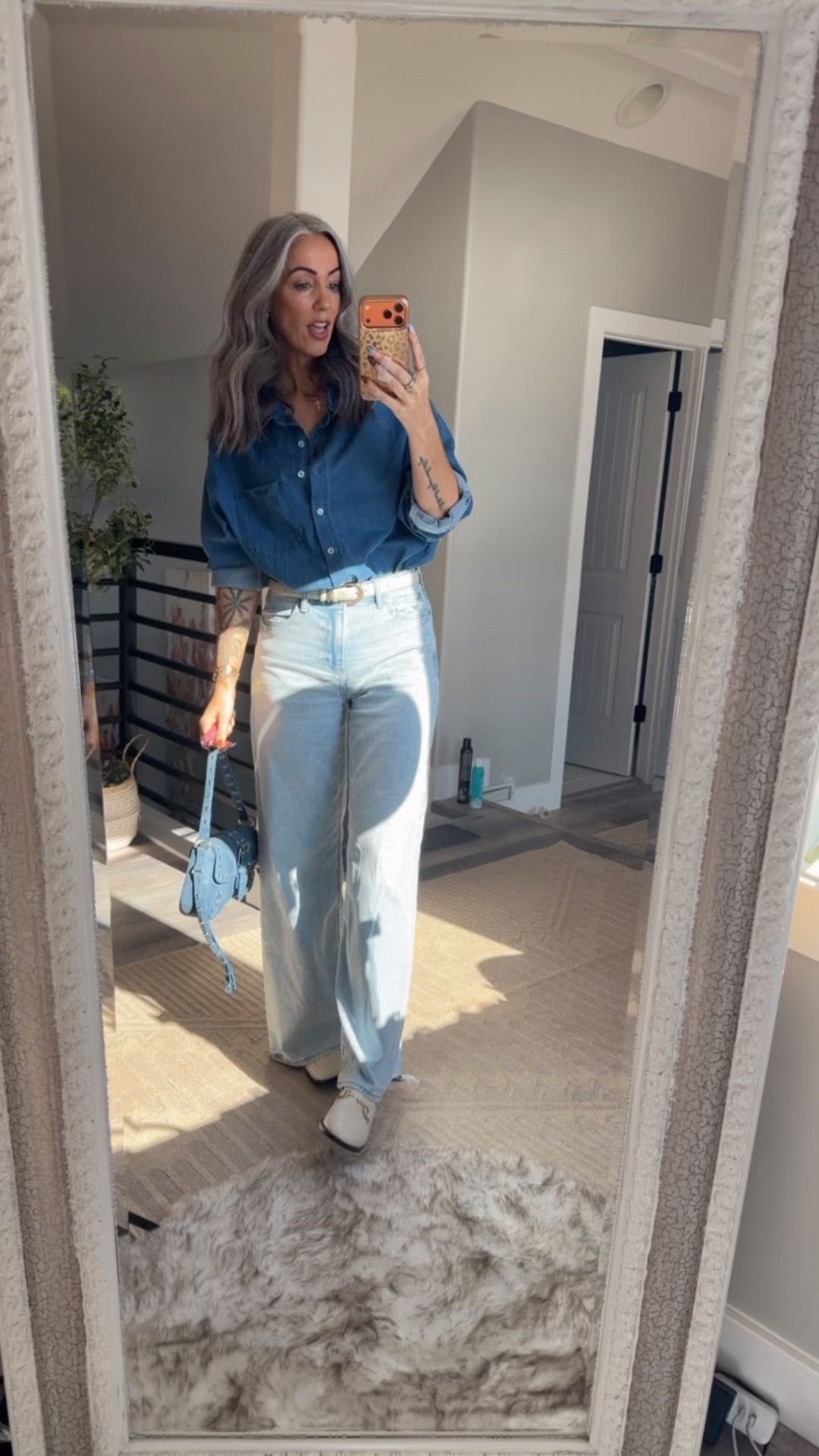 Church outfit, denim on denim!

#LTKMothersDay #LTKootd