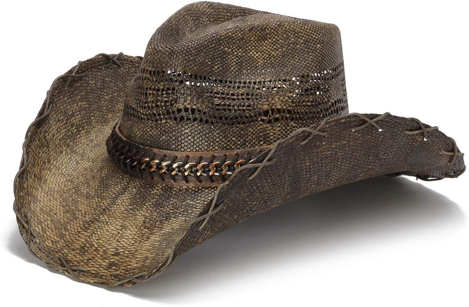 Men's Grade Up Chain Cowboy Hat | Amazon (US)